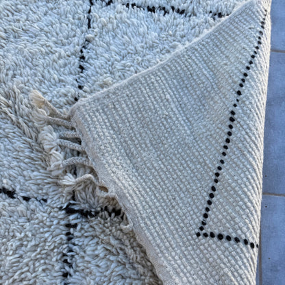 Beni Ourain Teppich 152x237 cm Rauten