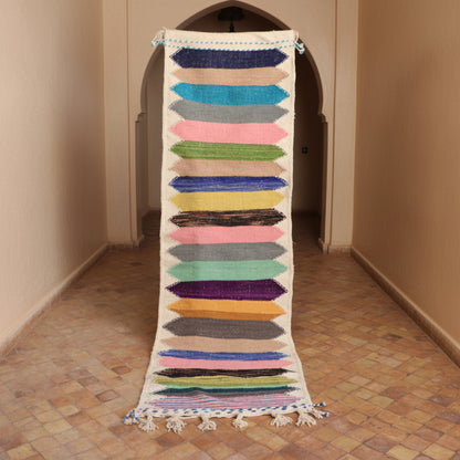 Kelim Läufer Marokko 80x262 cm