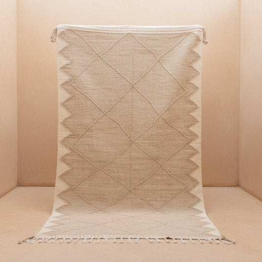 Zanafi kilim pink-black 79x118 in