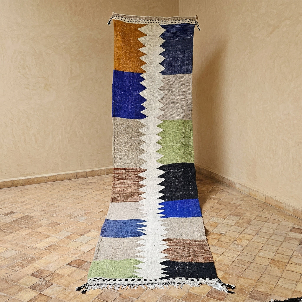 Kelim Läufer Marokko 82x320 cm