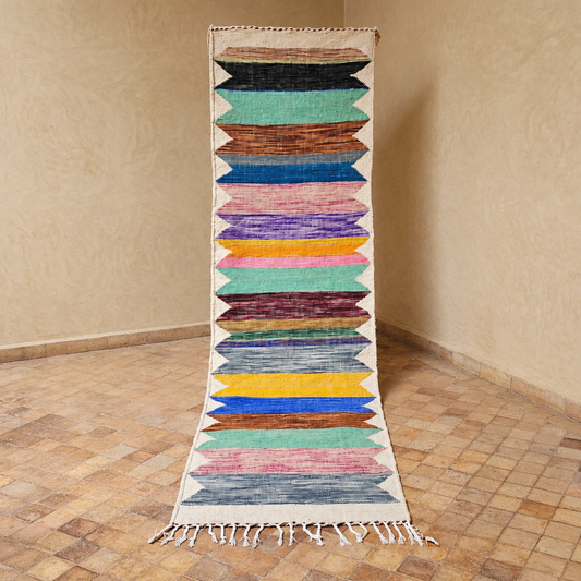 Kelim Läufer Marokko 87x284 cm