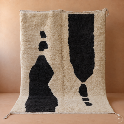 Beni Mrirt Teppich Black & White ab 70x140 cm