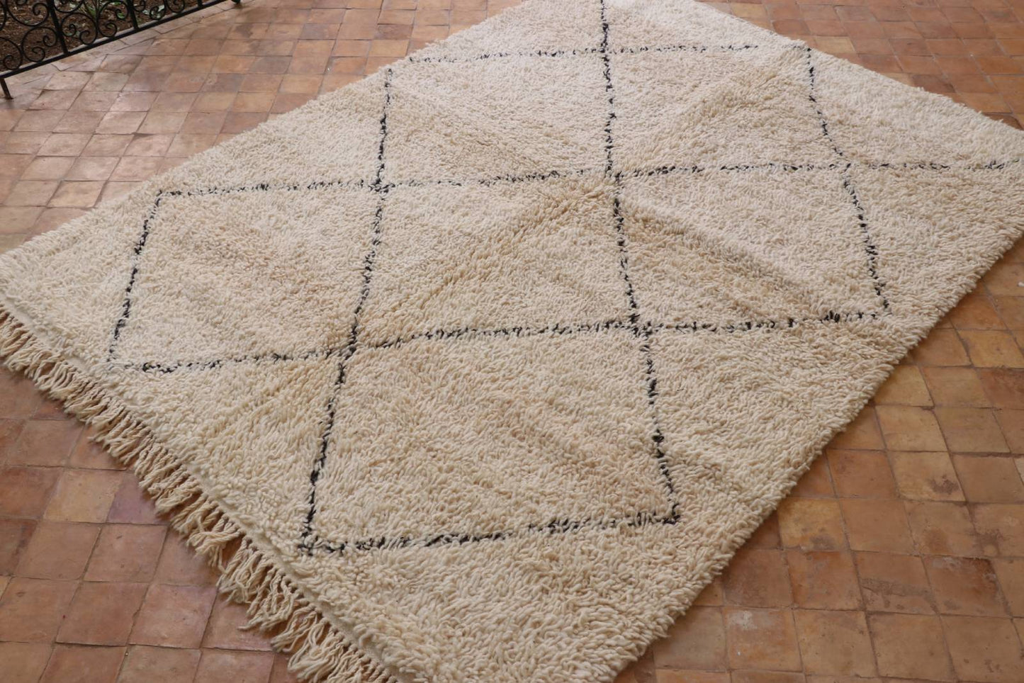 Beni Ourain Berber carpet Diamond 227x303 cm