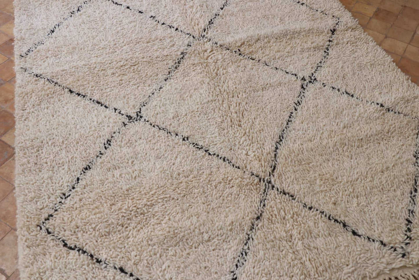 Beni Ourain Berber carpet Diamond 227x303 cm