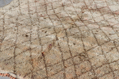 Vintage Beni Ourain Berberteppich 198x268 cm Rauten