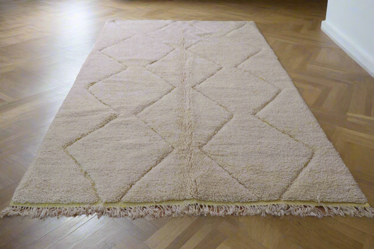 Beni Ourain Teppich Lemon 194x312 cm