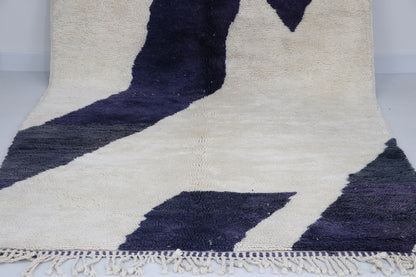 Beni Mrirt carpet purple graphic art 158x255 cm