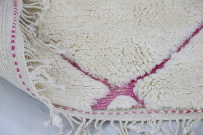 Berber carpet Beni Mrirt washed pink 325x400 cm