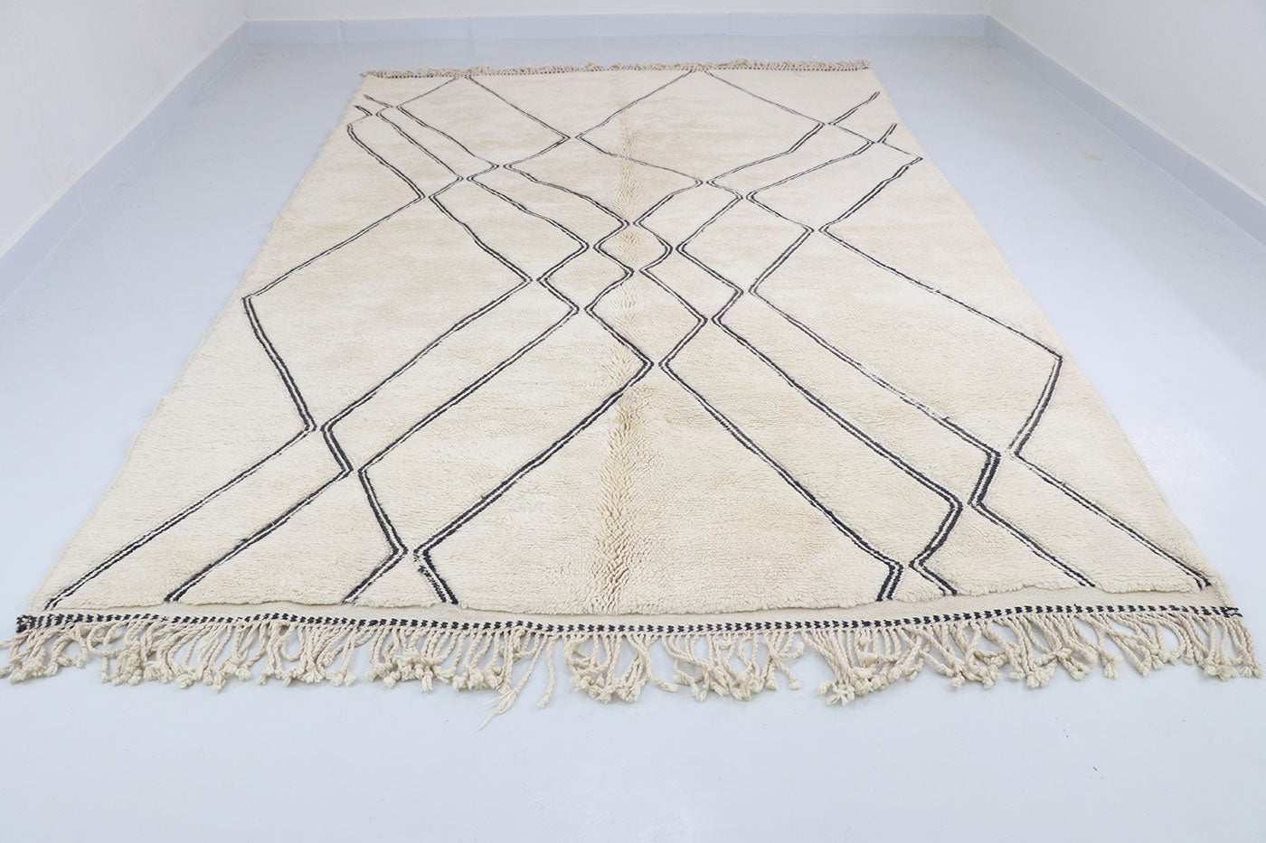 Beni Mrirt carpet double lines 208x310 cm