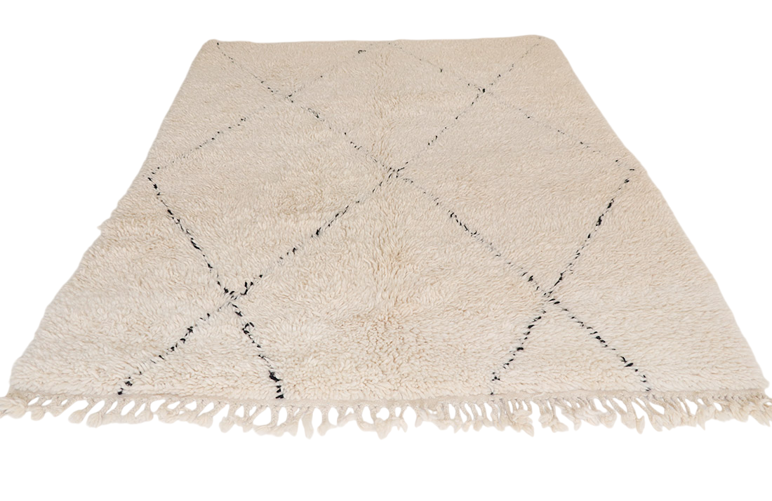 Beni Ourain Berber carpet Diamond 227x303 cm