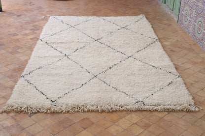 Beni Ourain Teppich 149x200 cm Raute