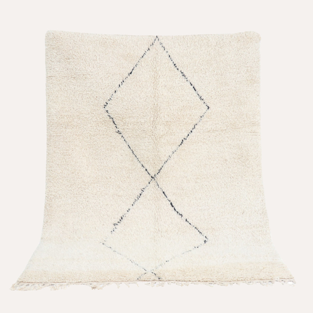 Beni Ourain Wollteppich Tuẓẓumt ab 70x140 cm