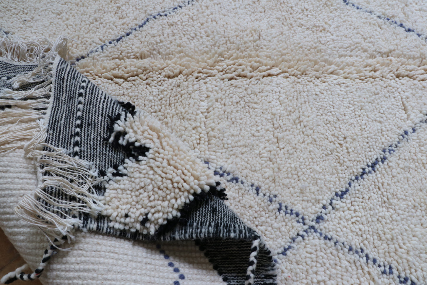 Berberteppich Beni Ourain Blue ab 70x140 cm