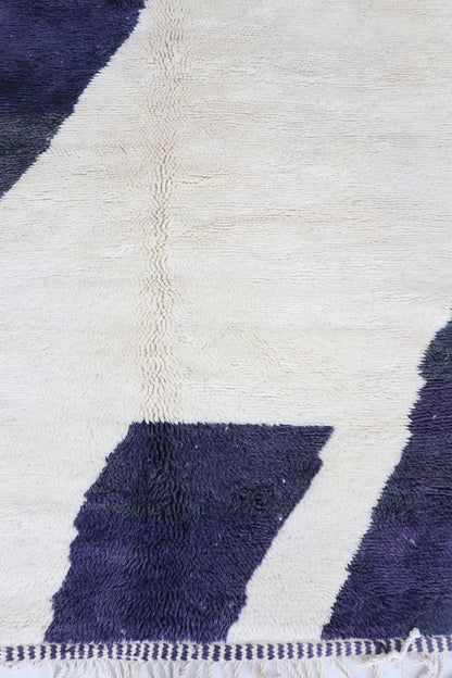 Beni Mrirt carpet purple graphic art 158x255 cm