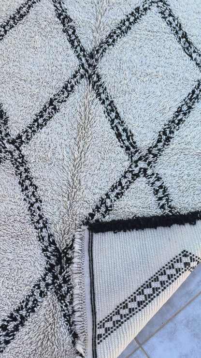 Original Beni Ourain Teppich Marokkanischer Teppich Marokko