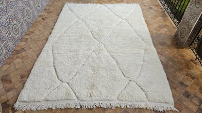 Beni Mrirt Teppich  175x252 cm uni Diamonds