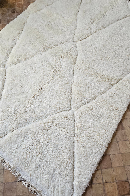 Beni Mrirt Teppich  175x252 cm uni Diamonds