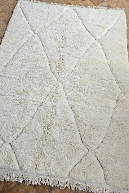 Beni Mrirt Teppich  175x252 cm uni Diamonds