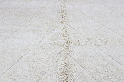 Berber carpet Beni Mrirt Triangle uni 82x120 in