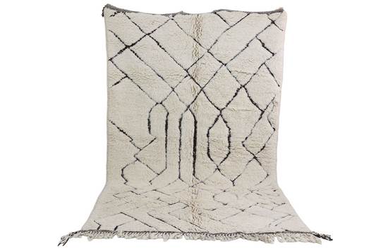 Beni Mrirt Berber carpet brown pattern 173x260 cm