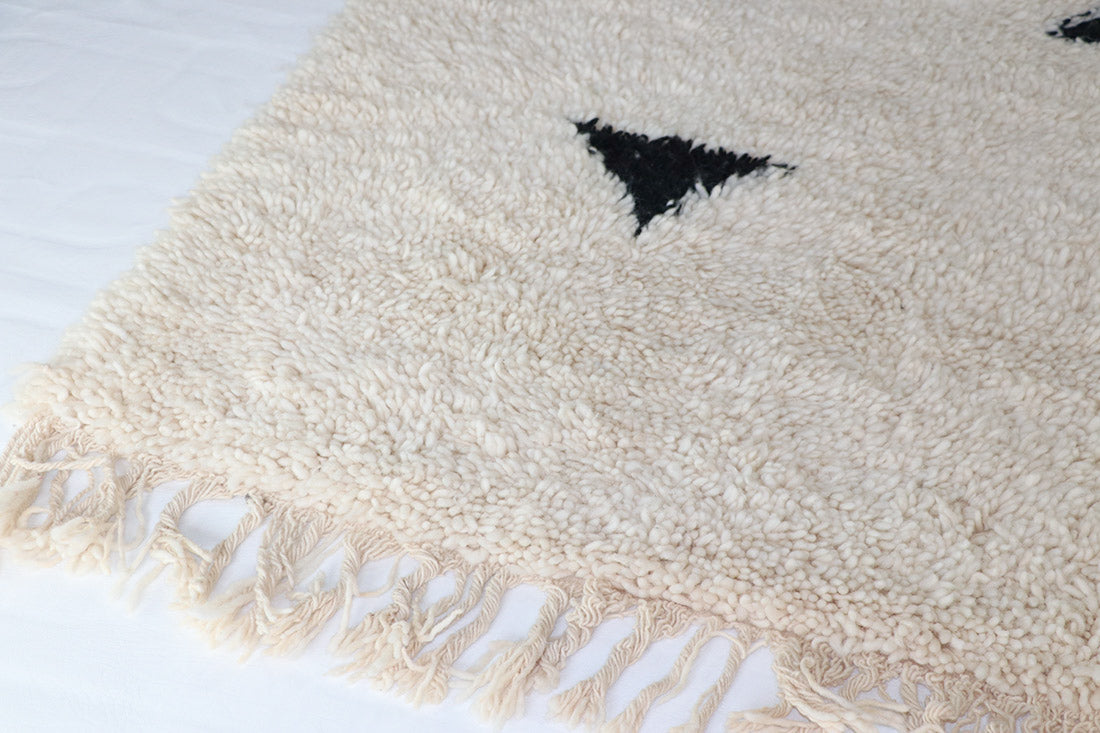 Berberteppich Beni Ourain Geometric 100% Wolle ab 60x90 cm