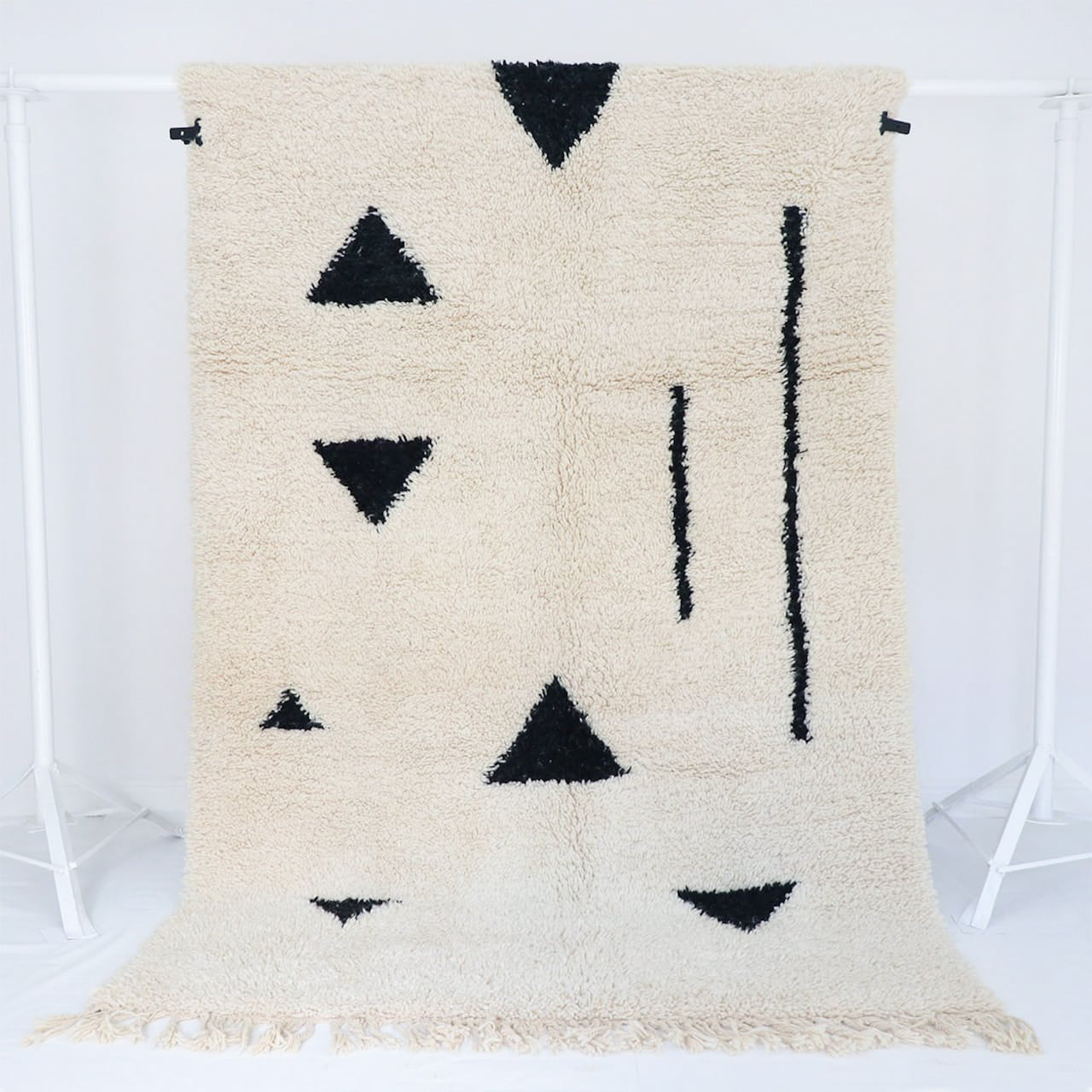 Berberteppich Beni Ourain Geometric 100% Wolle ab 60x90 cm