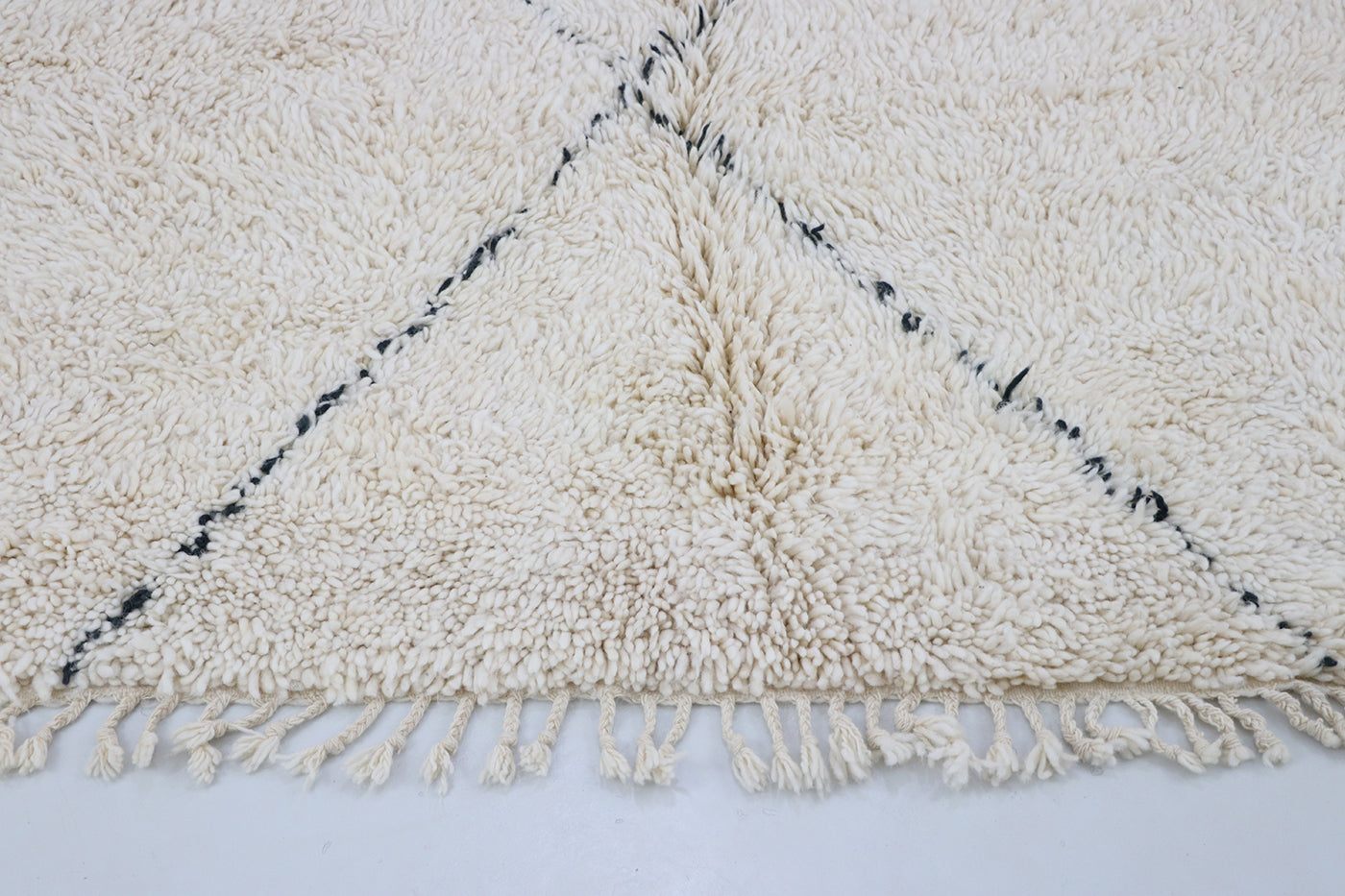 Beni Ourain diamond pattern black from 60x90 cm