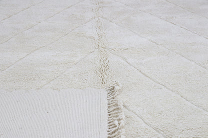 Berber carpet Beni Mrirt Triangle uni 208x305 cm