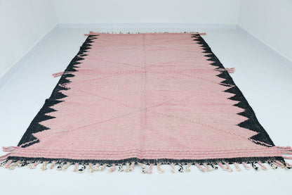 Zanafi Kelim rosa-schwarz 200x300 cm