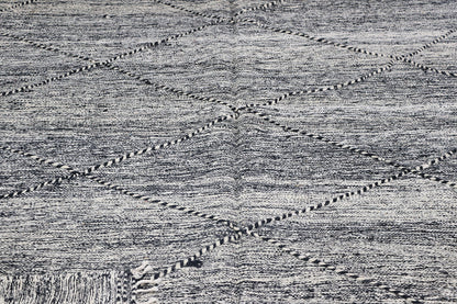 Zanafi Kelim schwarz-weiß 187x300 cm