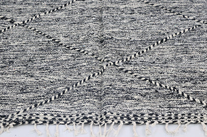 Zanafi Kelim schwarz-weiß 187x300 cm