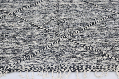 Zanafi kilim black and white 187x300 cm