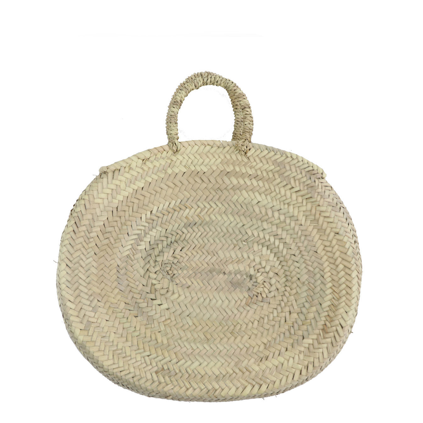 Oval basket bag Morocco vegan